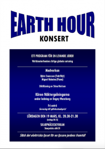 Affisch Earth Hour